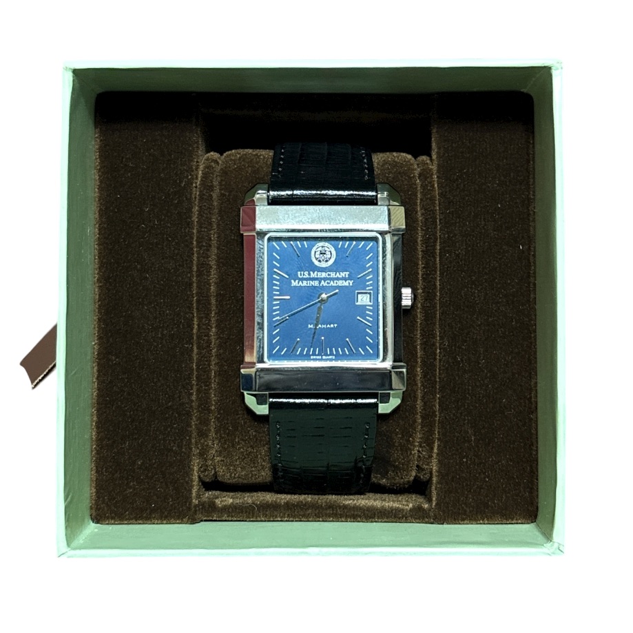 Us Merchant Marine Academy Mens Blue Quad Watch By MLahart  Co